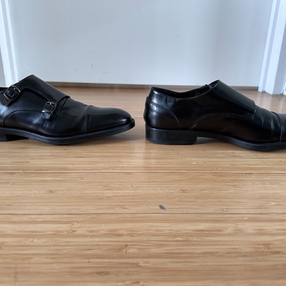 Monk straps, black, size 9.5 US/43 EU, Signs Milano, made in Italy - Picture 7 of 9